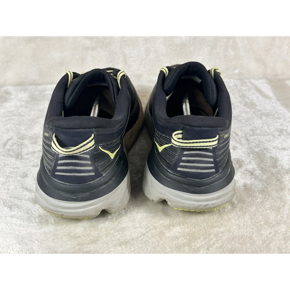 Hoka One One Bondi 7 Running Shoes Mens Size 12 Black Sneakers 1110518 BGBT - Picture 5 of 7